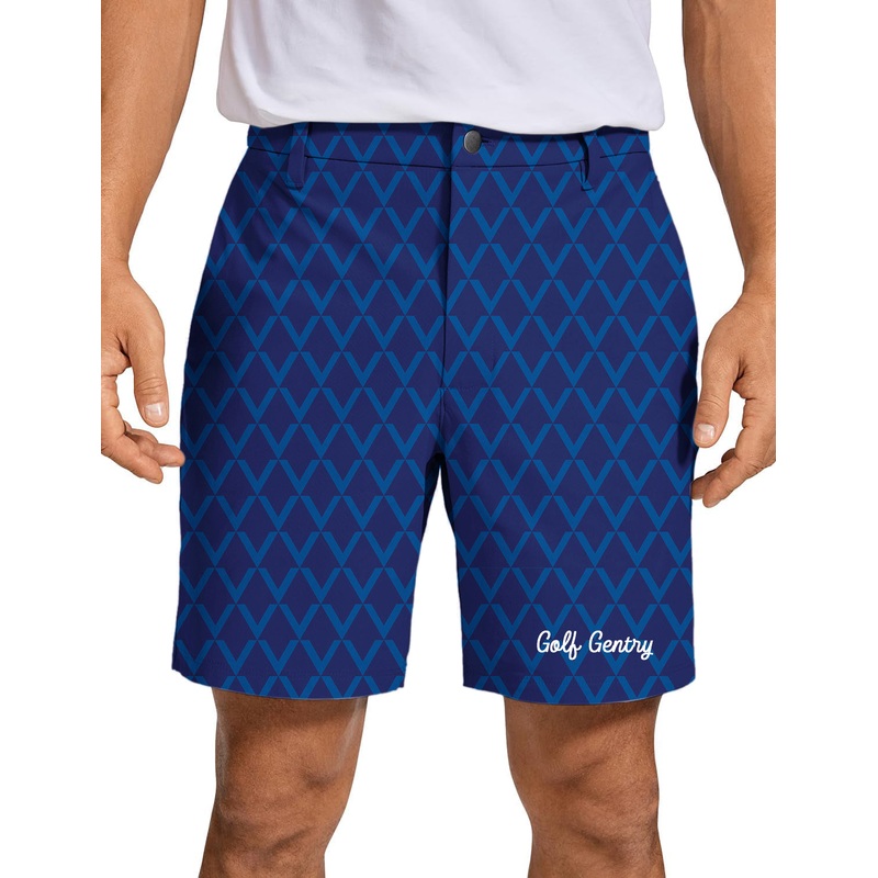 Embroidery Golf men’s short Blue Victory V