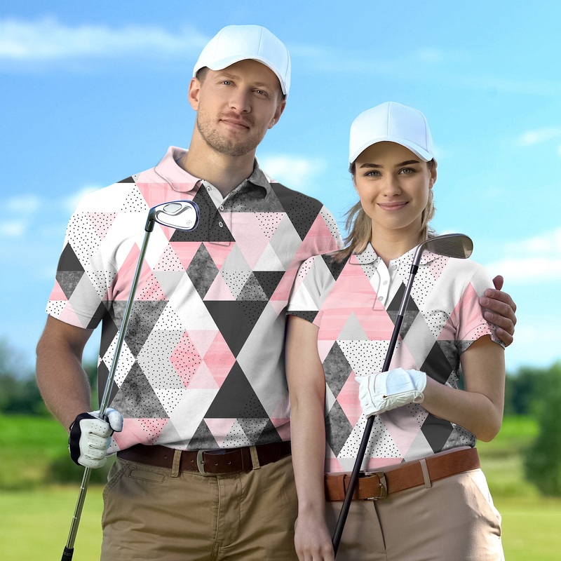 Golf Polo Couple Family On Par tournament