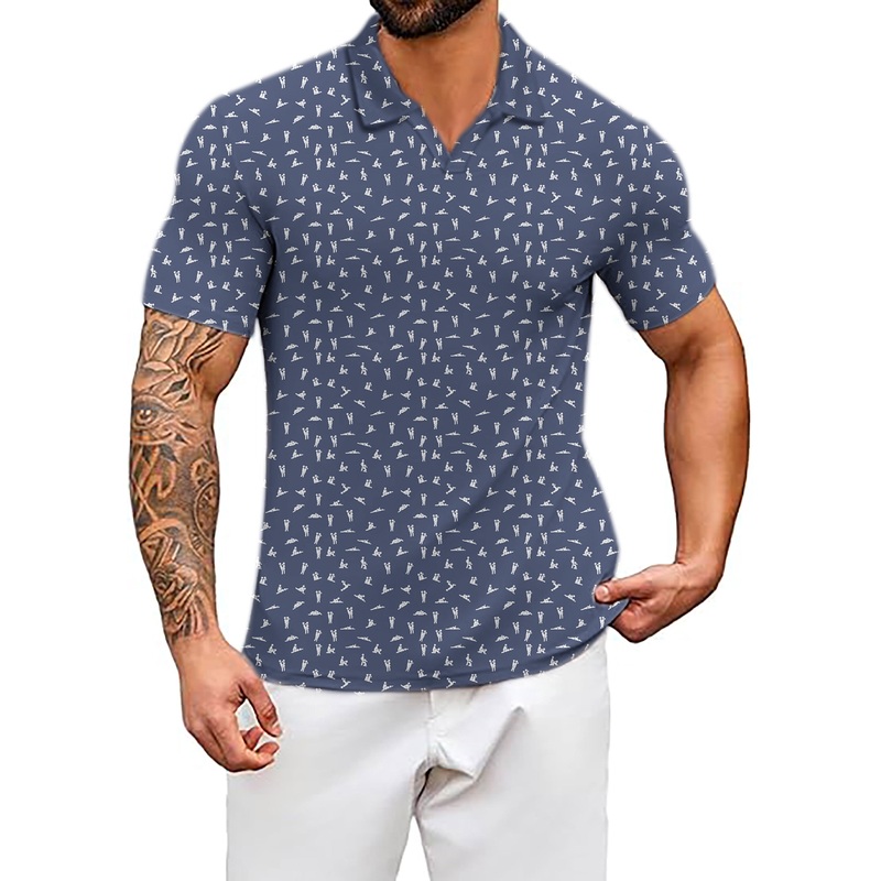 Men’s Sex Ed V Neck Golf Polo Shirts