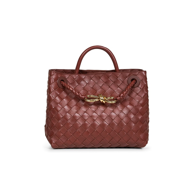Brown Small Andiamo top handle bag