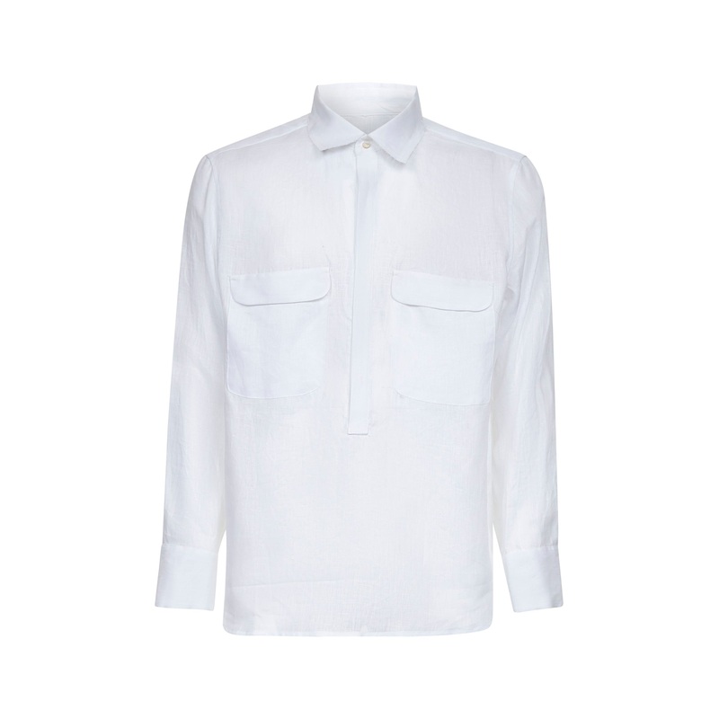 D4.0 Shirt with Cut Collar|48|50|52|54|56