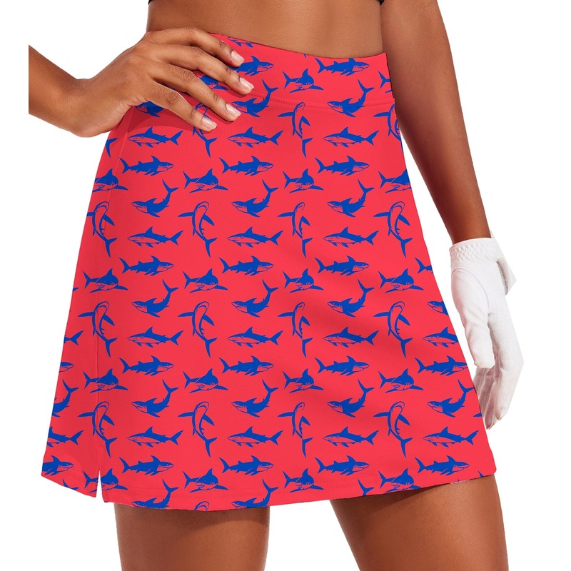 Women’s Under Water Frenzy Golf Skirts Inner Shorts Pocket US In Stock