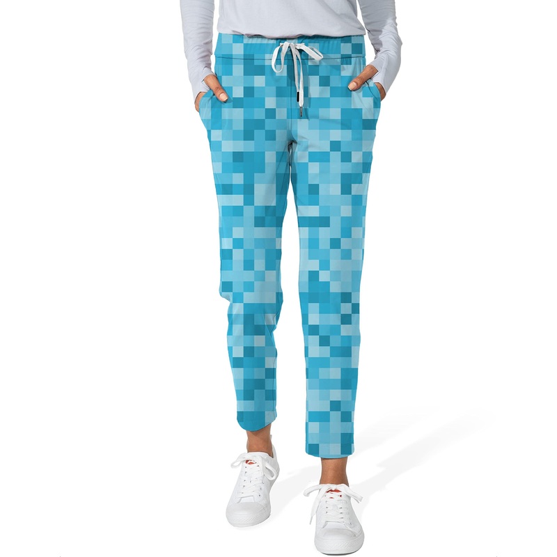 Blue Pixel Big Women’s 7/8 Stretch Ankle Golf Pants