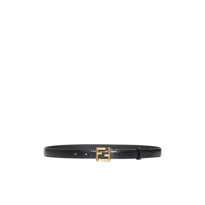 FF Black Leather Belt|85|90|95
