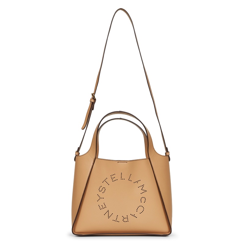 Beige Crossbody Tote Bag|PZ