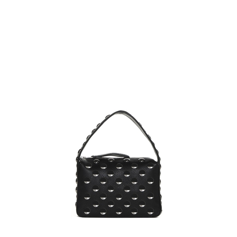 Elena studs leather small handbag by Khaite