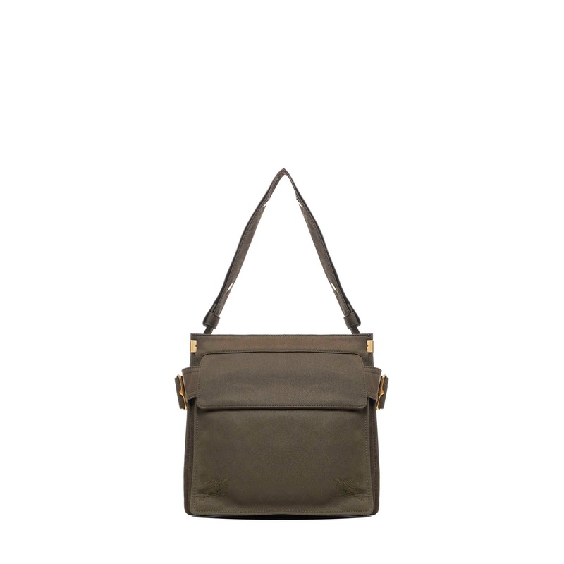 Green Small Trench Tote crossbody bag