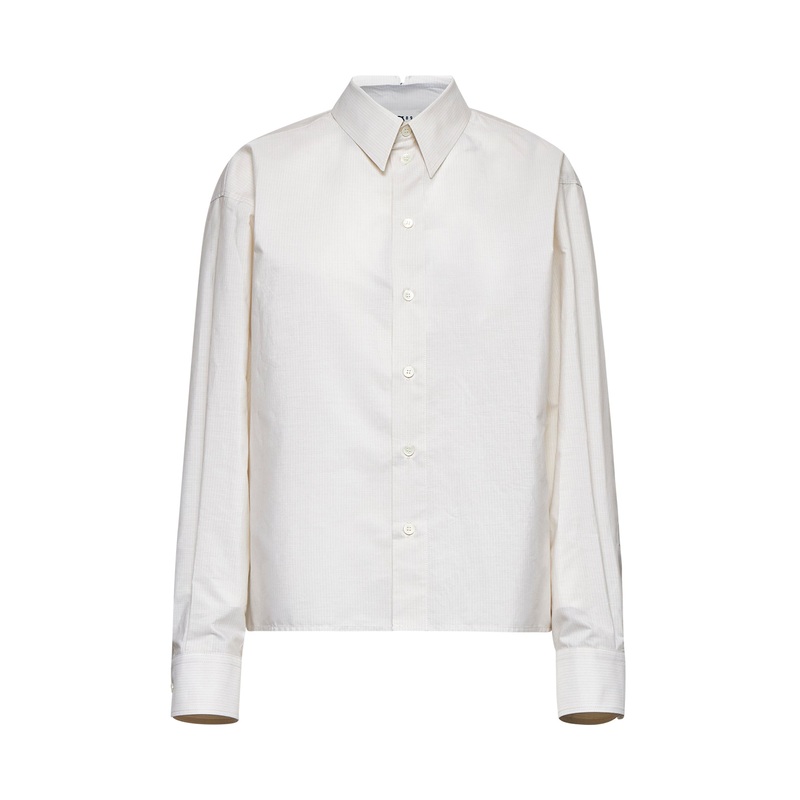 Long-sleeve blouse with buttons  MM6