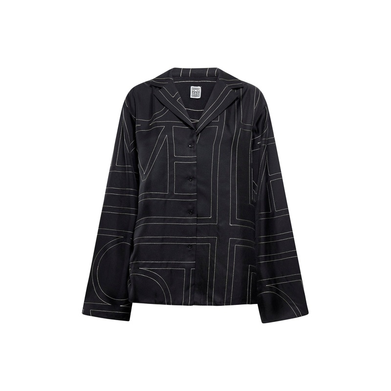 Monogran silk shirt Toteme|32|34|36|38