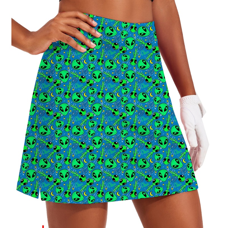 Women’s Cosmic Drive Golf Skirts Inner Shorts Pocket