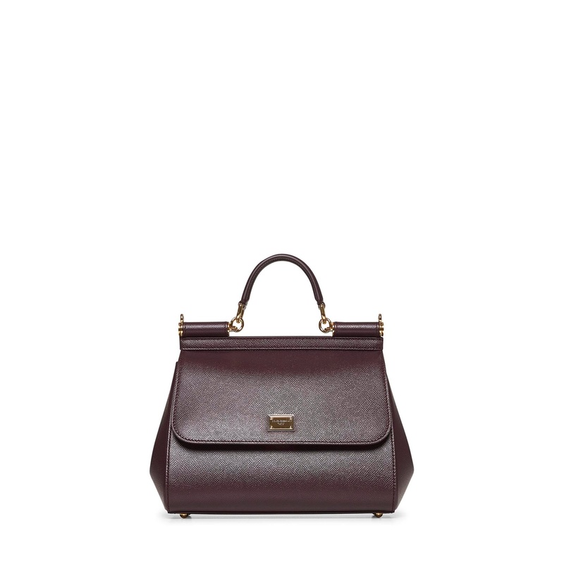 Burgundy large Sicily handbag|PZ