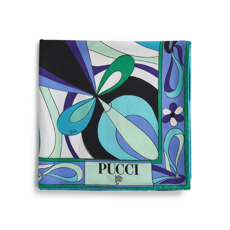 Maddalena print silk twill scarf