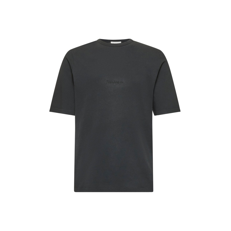 Black cotton Saint Laurent T-shirt