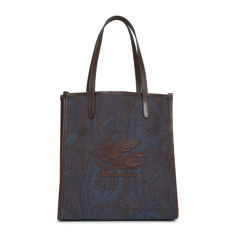 Blue Love Trotter Medium shopping bag