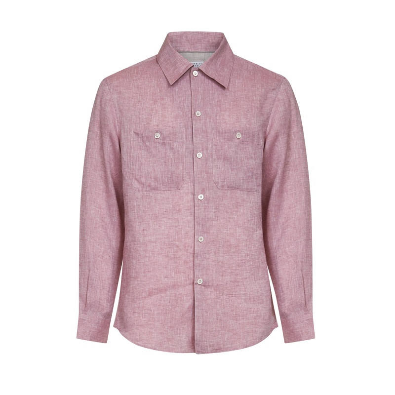 Coral linen easy fit shirt|S|M|L|XL|XXL