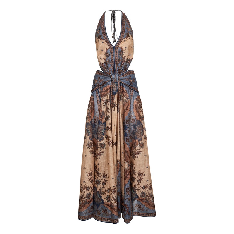 Indienne Floral cotton Ascension maxi dress