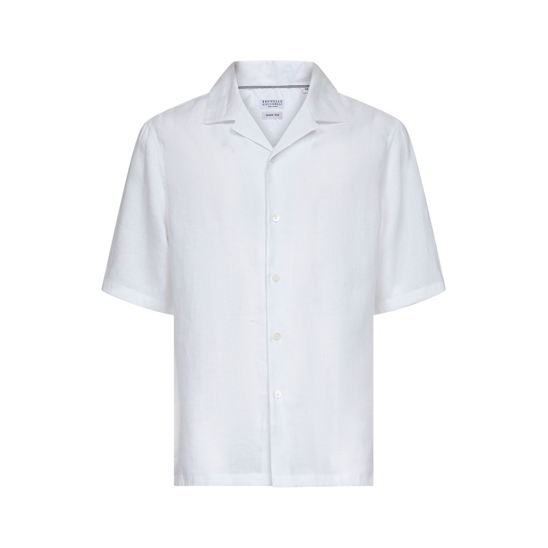 White linen easy fit shirt|S|M|L|XL|XXL
