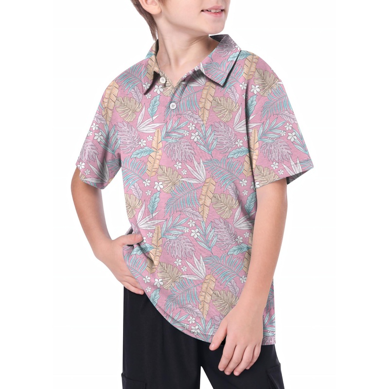 Youth Feathered Paradise Golf Polo