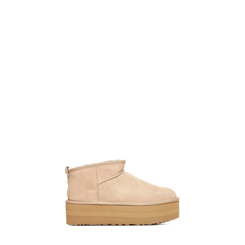 Classic Ultra Mini platform suede ankle boots