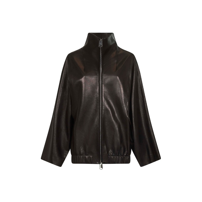 Black nappa leather Garret jacket