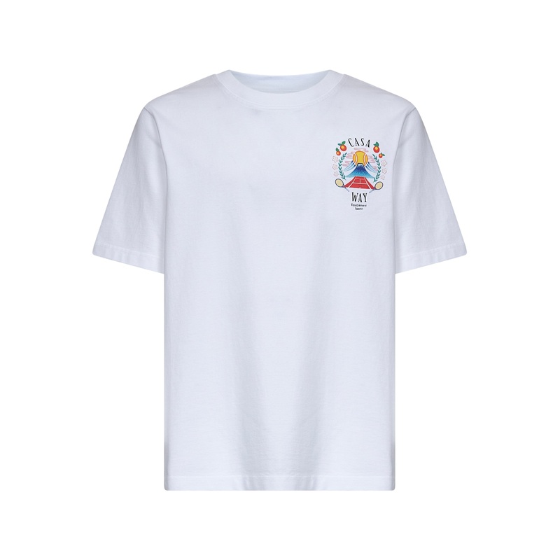 White Casa Way Mountain T-shirt