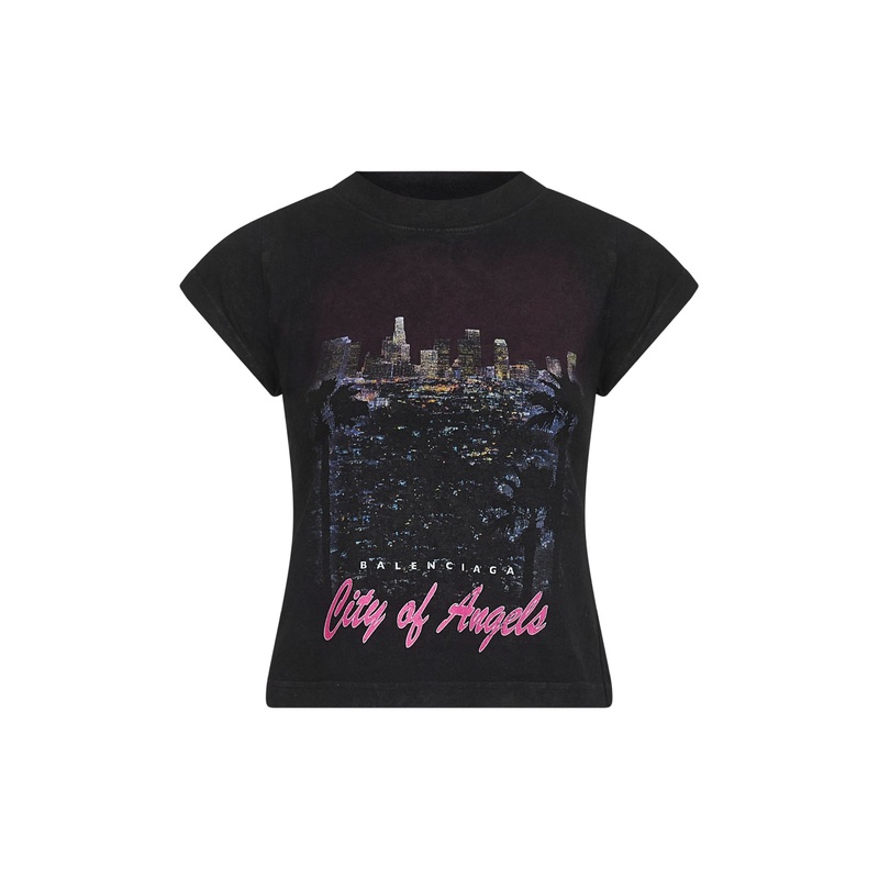Black Shrunk City Of Angels T-Shirt