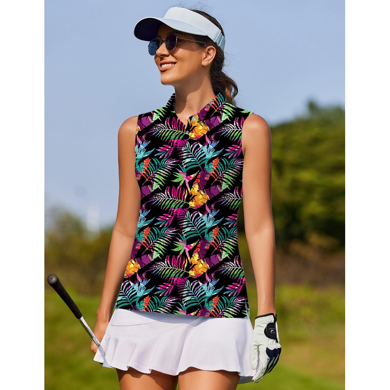 Palm tree-Women’s golf Sleeveless shirt