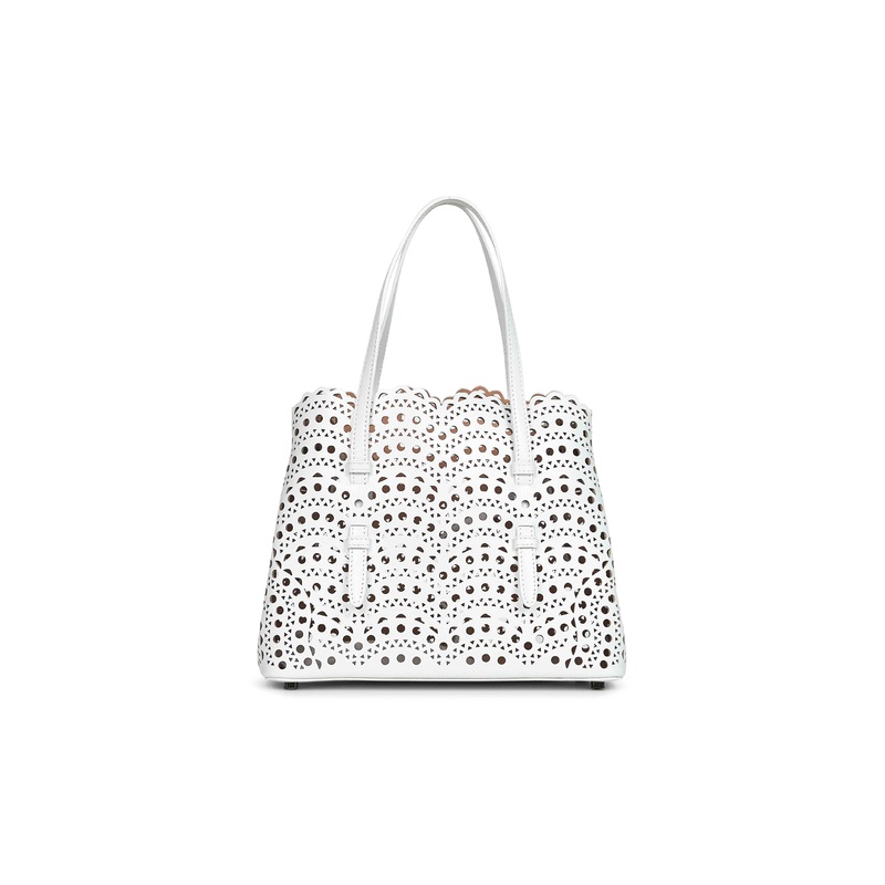 White Mina 25 handbag|PZ