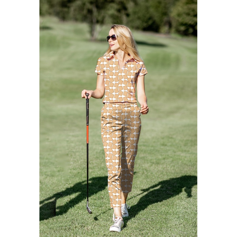 Women’s Golf Polo+Pants Set Bread Life
