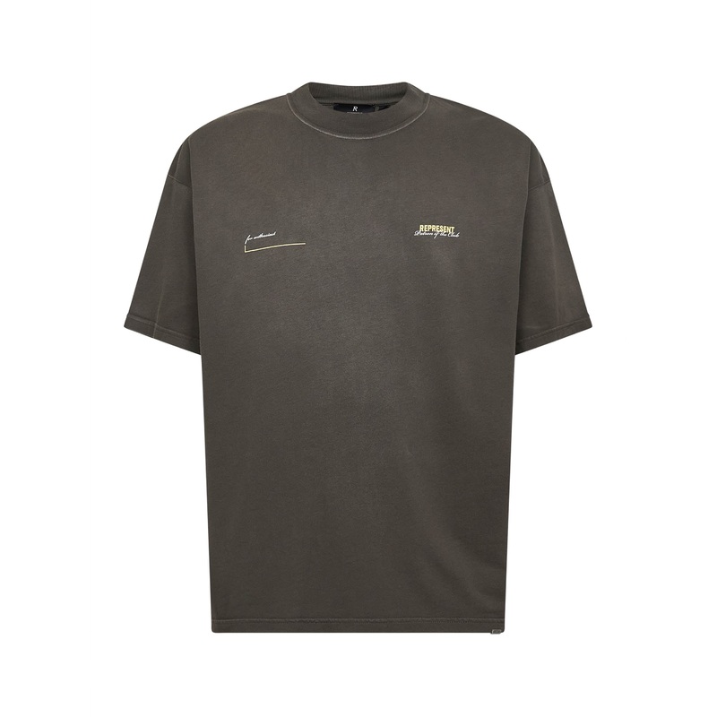 Washed olive Patron Of The Club T-shir