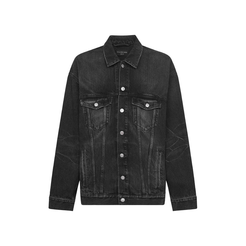 Dark grey japanese denim Oversized jacket