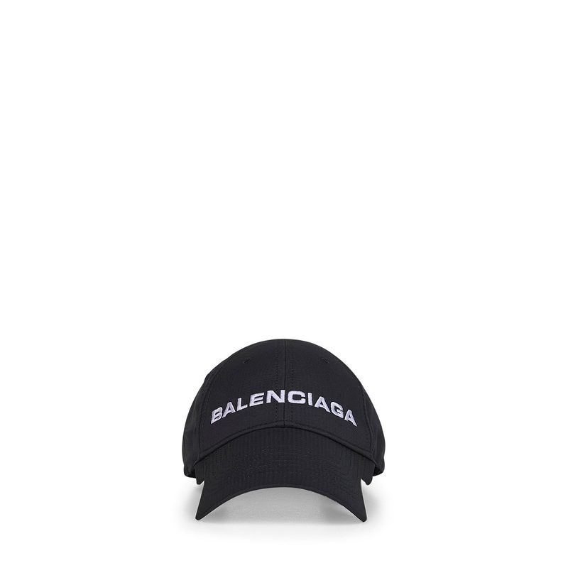 Black technical drill Logo cap