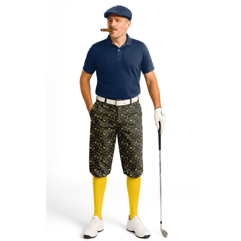 Yessi Men’s Golf Knickers Pants