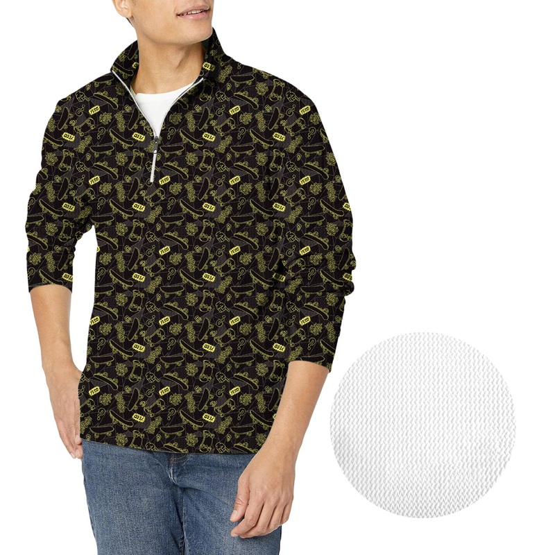 Yessi Men’s Golf Waffle Zipper Pullover