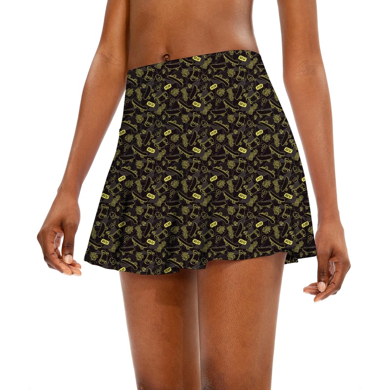 Yessi Women’s Athletic Golf Skorts Flared Skirts