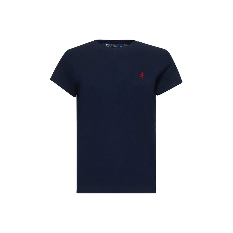 Blue cotton crewneck T-shirt|XS|S|M|L