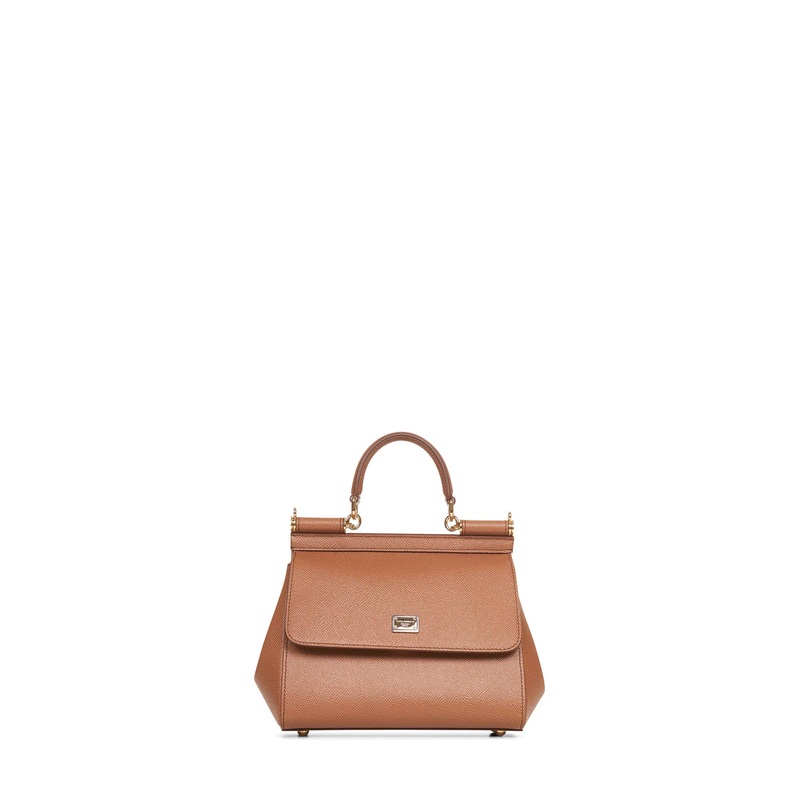 Medium Sicily handbag in camel