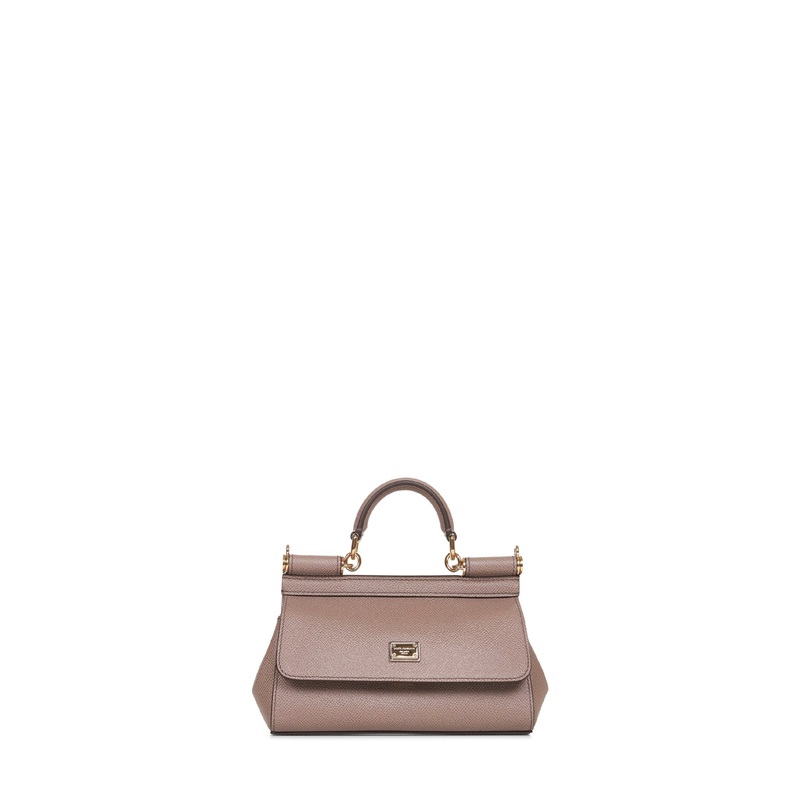 Taupe small Sicily handbag|PZ