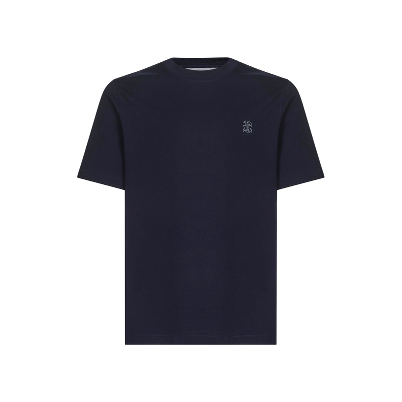 Blue Solomeo crest T-shirt|S|M|L|XL|XXL|XXXL