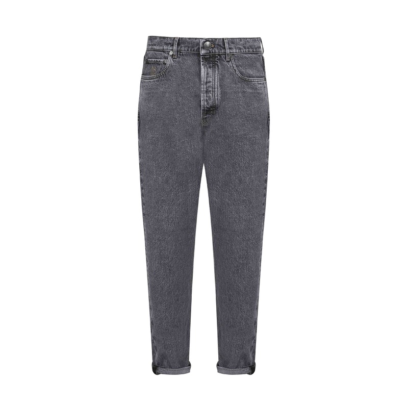 Grey denim iconic fit jeans|46|48|50|52|54
