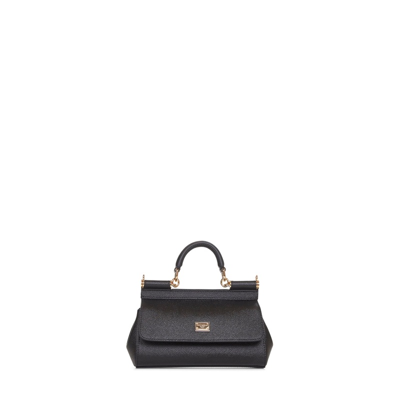 Black small Sicily handbag|PZ