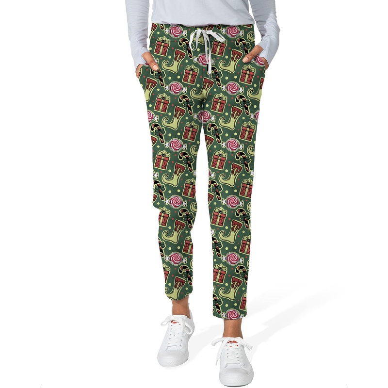 Christmas socks-Women’s 7/8 Stretch Ankle Golf Pants