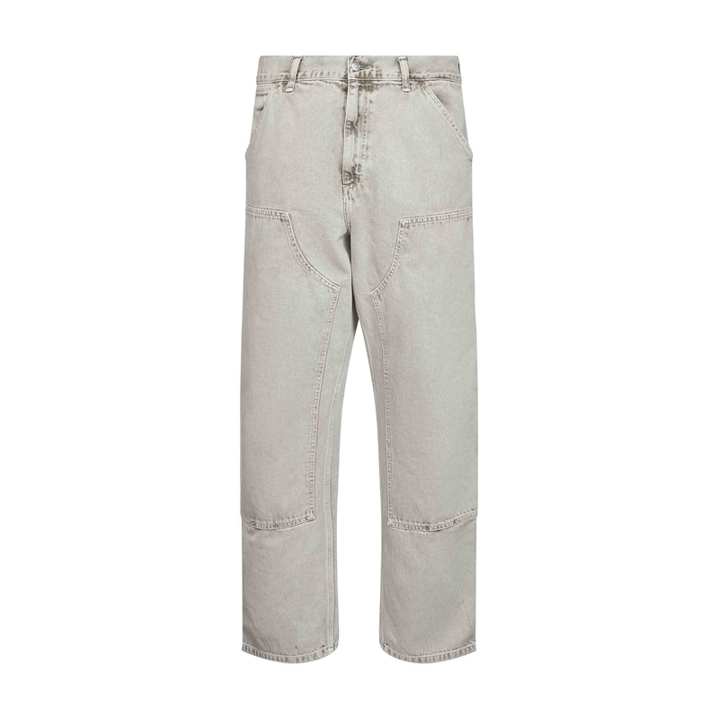 White denim Double Knee jeans|30|31|32|33|34|36