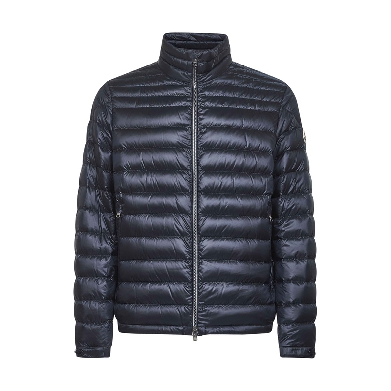 Blue Arnique short down jacket
