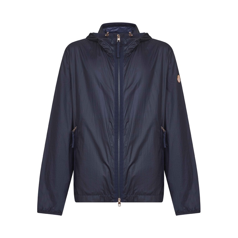 Blue Hamlin hooded windbreaker