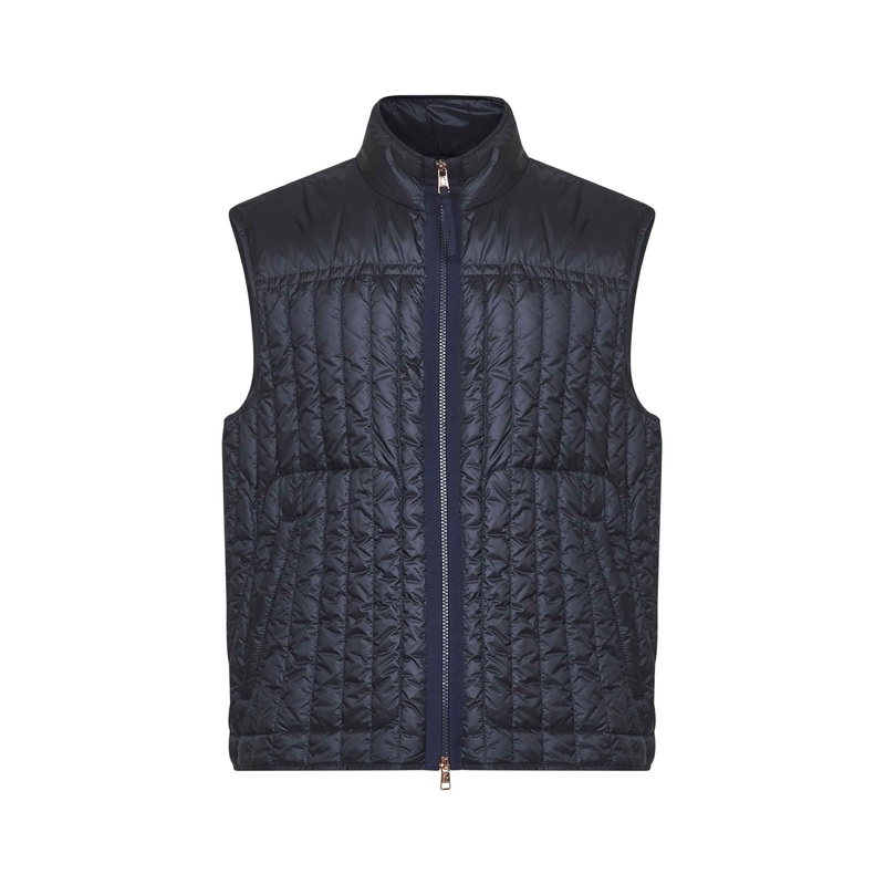 Blue Moncler x Gilga Farm Tangerine padded vest
