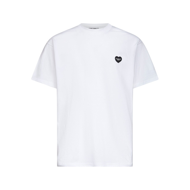 White jersey S/S Heart II Hartt T-shirt