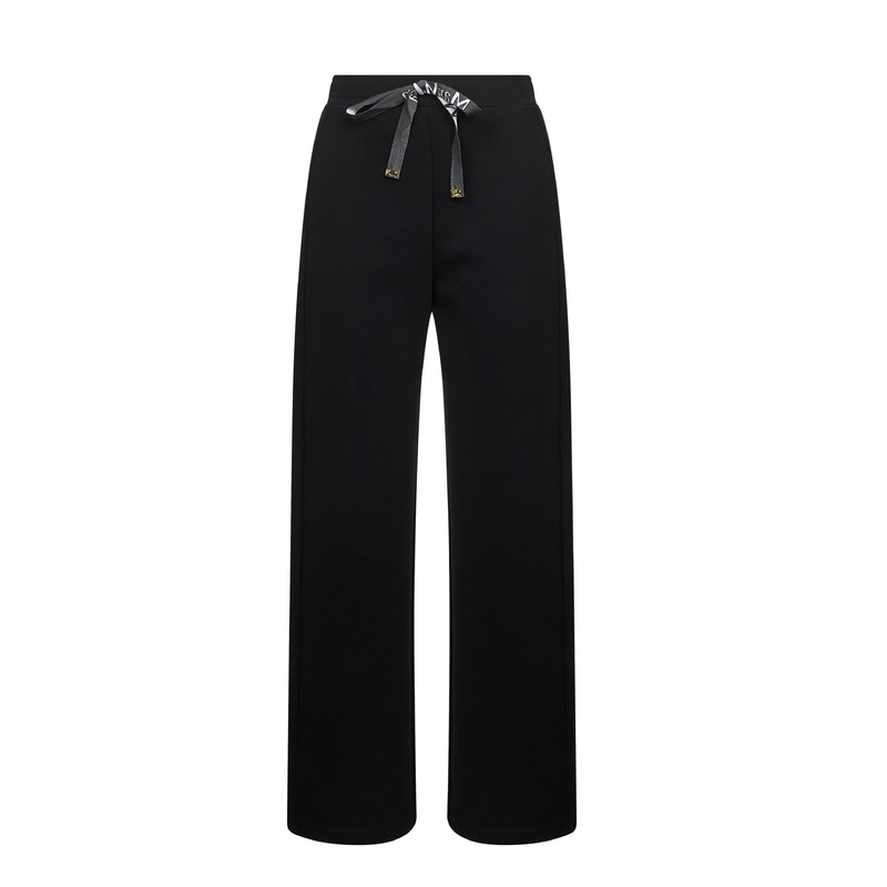Black jersey POTENZA jogging trousers