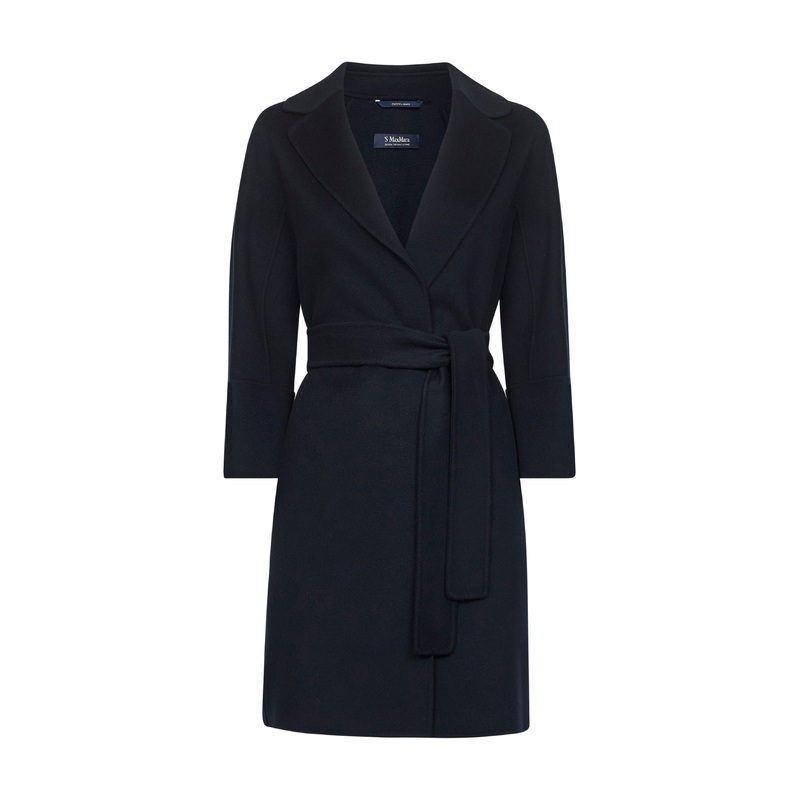 Blue double broadcloth ARONA short coat