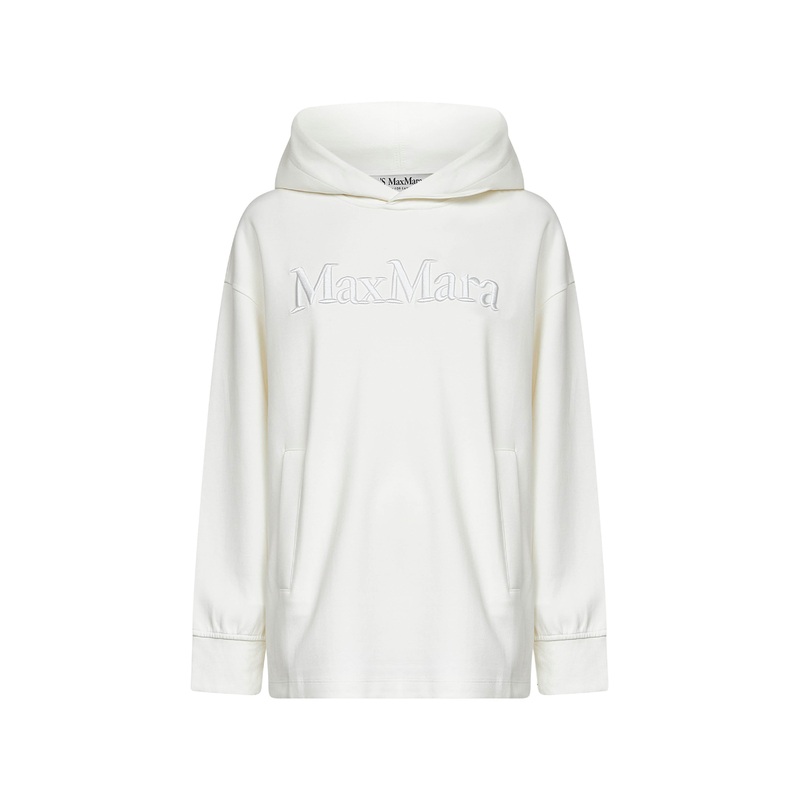 White jersey VISERA hoodie|XS|S|M|L